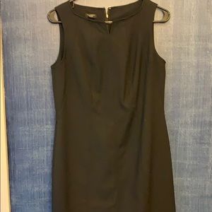 Womens jumper dress Talbots black lined. Size 6P